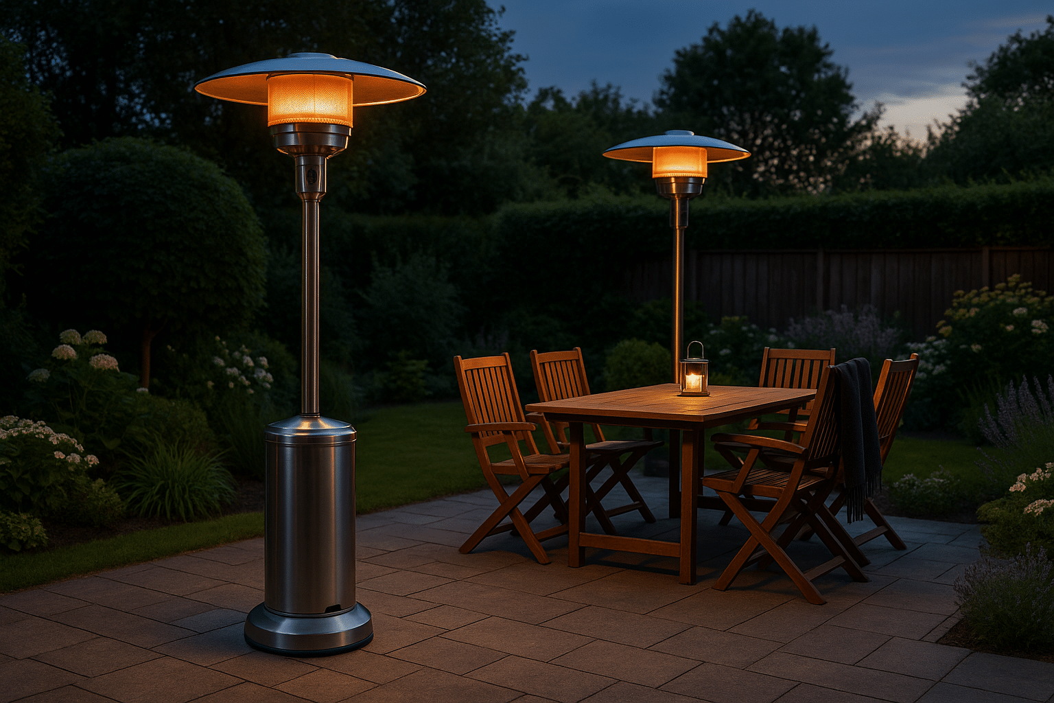 Forlæng havesæsonen med effektive gas terrassevarmere